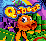 Q*bert title screen for GameBoy Color